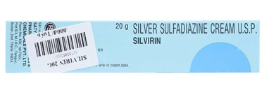 Kem bôi Silvirin Raptakos phòng ngừa và điều trị nhiễm khuẩn trong phỏng độ hai, độ ba (20g)